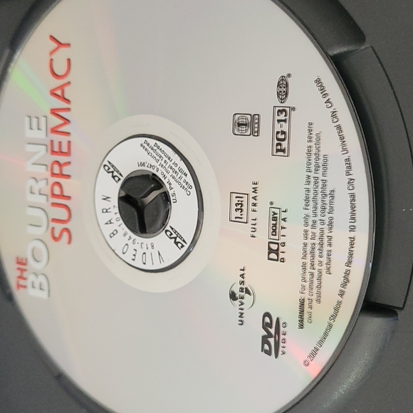 💿 The Bourne Supremacy DVD starring Matt Damon [Full Screen] - Picture 5 of 7